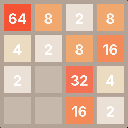 2048 AI 棋盘截图